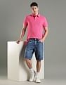 Tommy Hilfiger Solid Regular Fit Cotton Polo T-Shirt