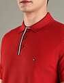 Tommy Hilfiger Solid Regular-Fit Cotton Polo T-Shirt