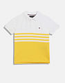 Tommy Hilfiger Kids Boys Colorblock Regular-Fit Cotton Polo T-Shirt