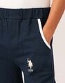 U.S. Polo Assn. Kids Girls Regular Fit Cargo Track Pants