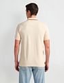Arrow Sports Tipped Collar Horizontal Stripe Polo Shirt