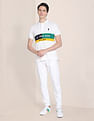 U.S. Polo Assn. Panelled Brand Embroidery Polo Shirt