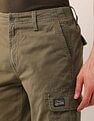 U.S. Polo Assn. Denim Co. Mid Rise Straight Fit Textured Cargos