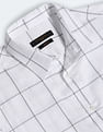Flying Machine Windowpane Check Cotton Shirt