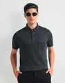 Arrow Solid Chest Pocket Polo Shirt