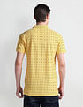 Arrow Sports Geometric Print Regular Polo Shirt