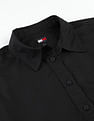 Tommy Hilfiger Crop Logo Taping Cotton Shirt