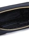 Tommy Hilfiger Solid Blue Polyester Sling Bag