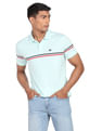 Arrow Sports Horizontal Stripe Cotton Polo Shirt