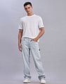 Tommy Hilfiger Medium Washed Loose Fit Mid Rise Jeans