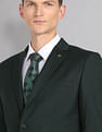 AD by Arvind Tailored Regular Fit Checked Two Piece Suit
