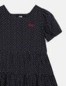 Tommy Hilfiger Kids Girls Printed Regular-Fit Viscose Dress