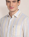 U.S. Polo Assn. Iconic Linen Cotton Stripe Shirt