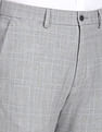 Arrow Newyork Tartan Check Dobby Trousers