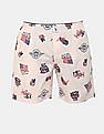 USPA Innerwear Relaxed Fit Printed IYAB Boxers - Pack Of 1
