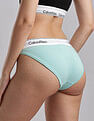 Calvin Klein Underwear Womens Blue Solid Panties