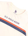 U.S. Polo Assn. Kids Boys Regular Fit Horizontal Striped T-Shirt