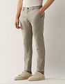 Arrow Sport Dobby Slim Fit Solid Chinos