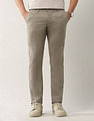 Arrow Sport Dobby Slim Fit Solid Chinos