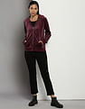 Calvin Klein Brand Tape Solid Hooded Sweatshirt