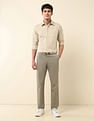 U.S. Polo Assn. Windowpane Checked Pure Cotton Shirt