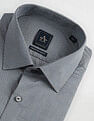 Arrow Geometric Patterned Dobby Slim Shirt