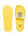 U.S. Polo Assn. Men Open Toe Striped Beesley 2.0 Slides