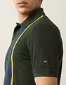Arrow Sport Vertical Striped Pure Cotton Polo Shirt