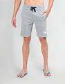 USPA Innerwear Colour Block Logo IYAR Knit Shorts - Pack Of 1