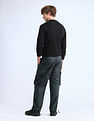 Flying Machine Mid Rise Relaxed Fit Trousers