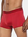 Calvin Klein Underwear Men Red Low Rise Solid Trunks