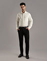 Tommy Hilfiger Striped Regular Fit Plain Woven Shirt