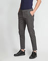 Flying Machine Twill Geometric Print Trousers