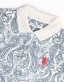 U.S. Polo Assn. Women Cotton Stretch Paisley Polo Shirt