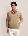 U.S. Polo Assn. Textured High Neck Regular Sweatshirt