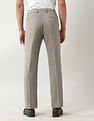 Arrow Regular Fit Textured Trousers