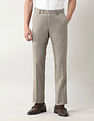 Arrow Regular Fit Textured Trousers