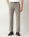 Arrow Regular Fit Textured Trousers