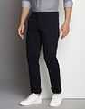 Tommy Hilfiger Cotton Stretch Solid Trousers