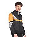 Flying Machine High Neck Colour Block Jacket