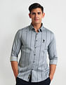 U.S. Polo Assn. Denim Co. Vertical Stripe Slim Shirt