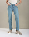 U.S. Polo Assn. Women High Rise Straight Fit Jeans