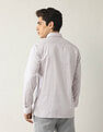 Arrow Geometric Printed Manhattan Slim Fit Twill Shirt