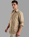 Tommy Hilfiger Printed Regular Fit Plain Woven Shirt
