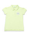 U.S. Polo Assn. Kids Girls Brand Printed Relaxed Fit Polo Shirt