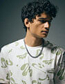 Flying Machine Abstract Printed Relaxed Fit T-Shirt