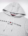 Tommy Hilfiger Embroidered Logo Regular-Fit Cotton Hooded Sweatshirt
