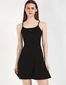 Tommy Hilfiger Cotton Straps Neck Slip Dress
