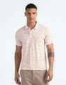 Flying Machine Mercerized Cotton Printed Polo Shirt