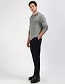 Tommy Hilfiger Cotton Zip Mock Neck Sweater